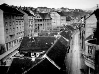 Radnički dol, pogled prema sjeverozapadu (kućice srušene 1950. godine do broja 17)